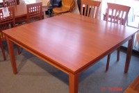 Cherry 54" square table