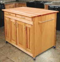 Catskills Craftsmen  - Butcher Block island and work carts