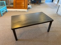 Aluminum Slatted Coffee Table